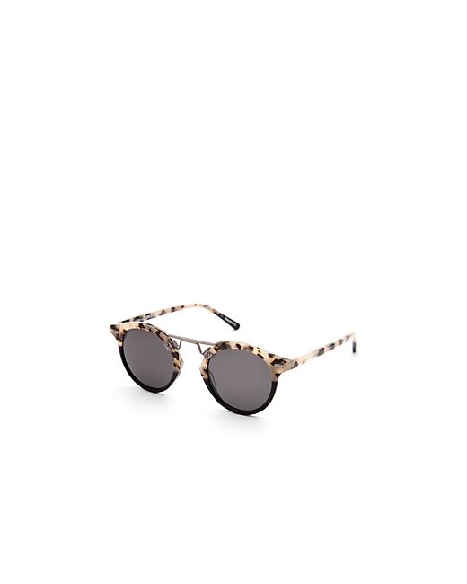 Krewe St. Louis 24K Polarized Round Sunglasses 46mm