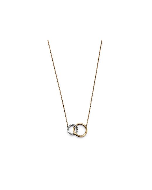 Marco Bicego Diamond Jaipur Link Pendant Necklace 16.5