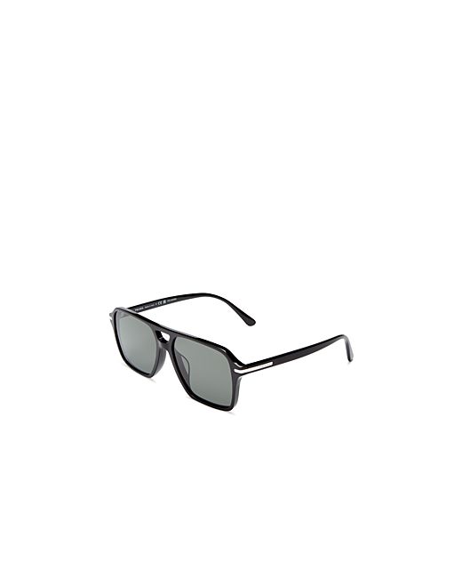 Prada Polarized Brow Bar Square Sunglasses 56mm