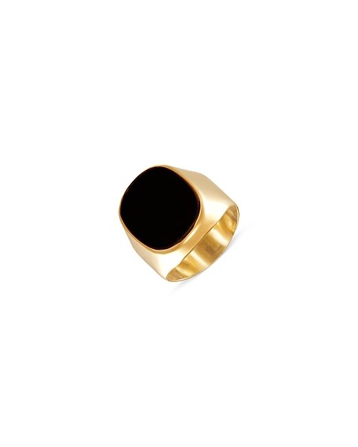 Bloomingdale's Onyx Ring in 14K Yellow Gold 100 Exclusive