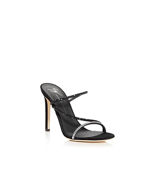 Giuseppe Zanotti Design Embellished High Heel Slide Sandals