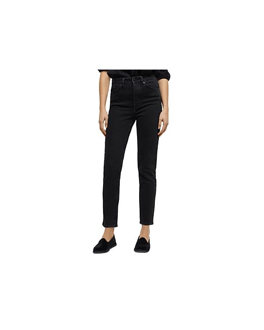 The Kooples High Rise Ankle Slim Leg Jeans in