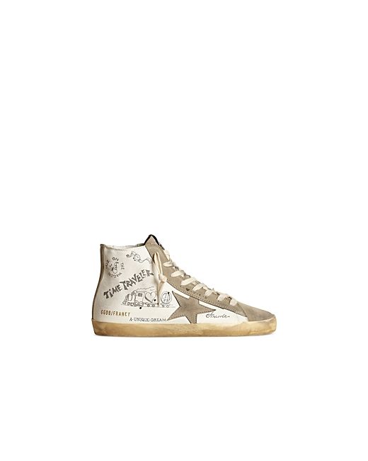 Golden Goose Francy High Top Lace Up Sneakers