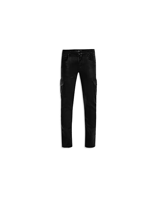 Monfrere Preston Skinny Fit Cargo Jeans in Noir