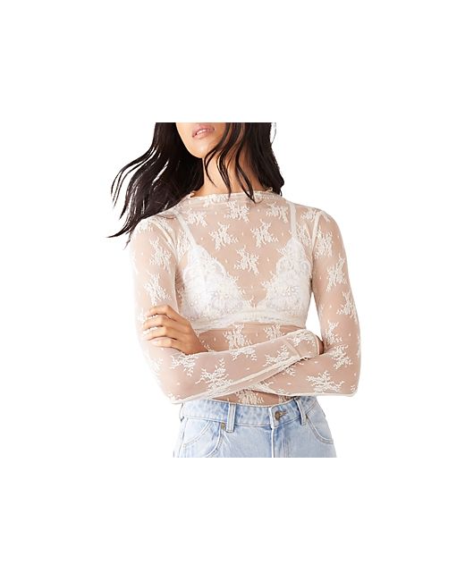 Free People Lady Lux Mesh Layering Top