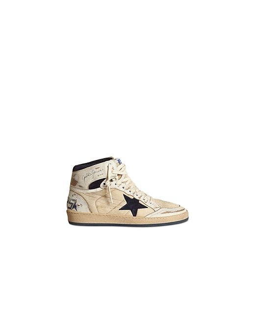 Golden Goose Sky Star Lace Up High Top Sneakers