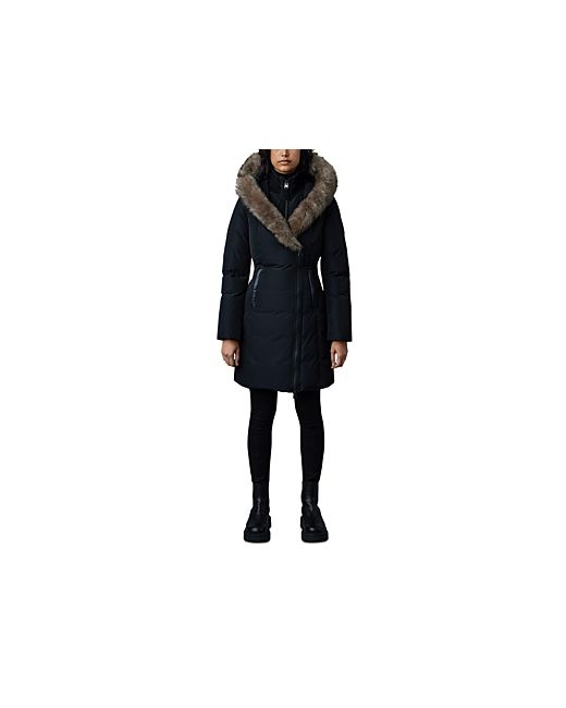 Mackage Kay Down Jacket with Shearling Trim