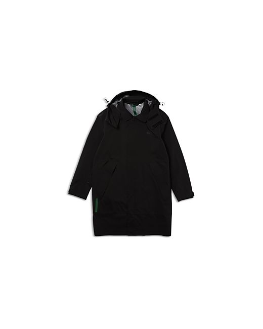 Lacoste Water Resistant Removable Hood Parka