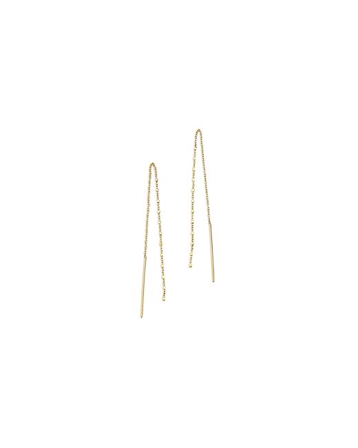 Zoe Chicco 14K Yellow Simple Threader Earrings