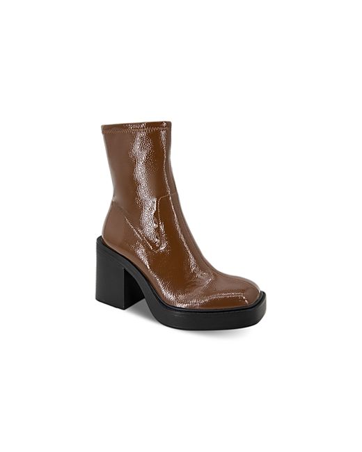 Kenneth Cole Amber Square Toe High Heel Booties