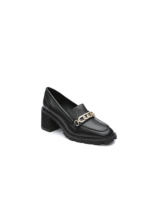 Sanctuary Primo Slip On Chain Loafer High Heel Pumps