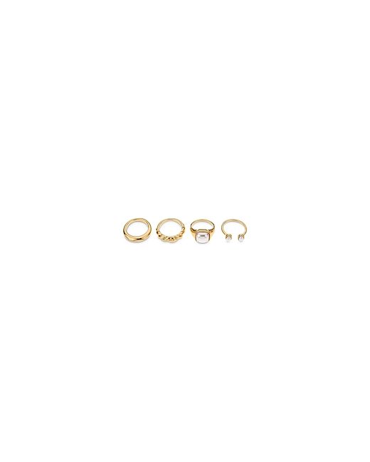 Ettika Ultimate Babe 18K Gold Plated Ring Set