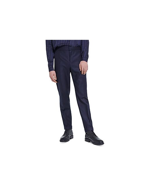 The Kooples Wool Flannel Tailored Fit Pants