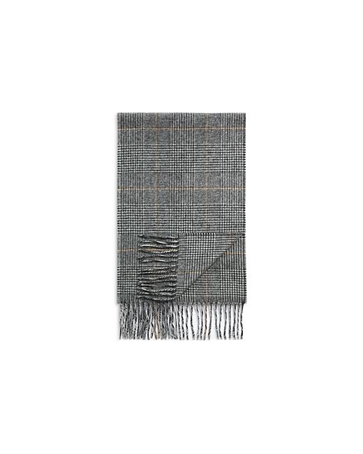 The Men's Store At Bloomingdale's Glen Plaid Oversized Cashmere Scarf 100 Exclusive