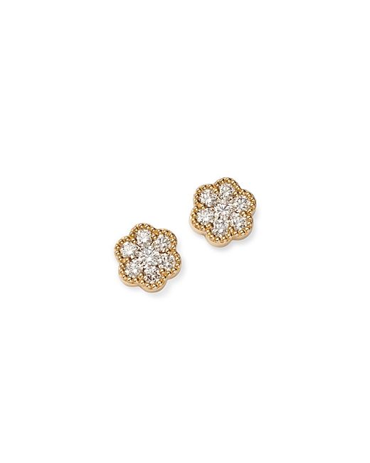 Bloomingdale's Diamond Flower Stud Earrings in 14K Yellow 1.0 ct. t.w. 100 Exclusive