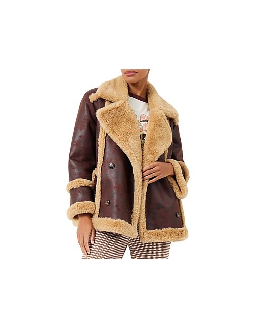 French Connection Belen Faux Shearling Jacket