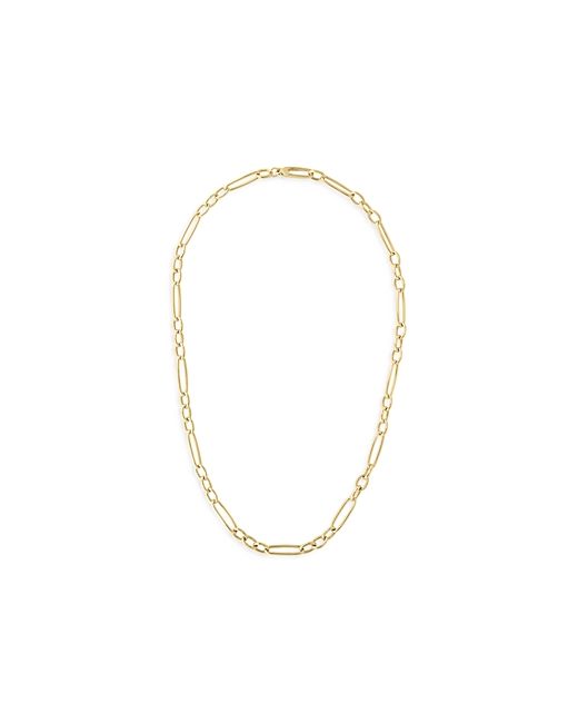 Roberto Coin 18K Yellow Figaro Link Chain Necklace 18