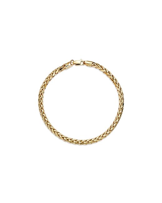 Bloomingdale's Wheat Link Chain Bracelet in 14K Yellow 100 Exclusive