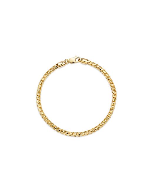 Bloomingdale's Franco Link Chain Bracelet in 14K Yellow 100 Exclusive