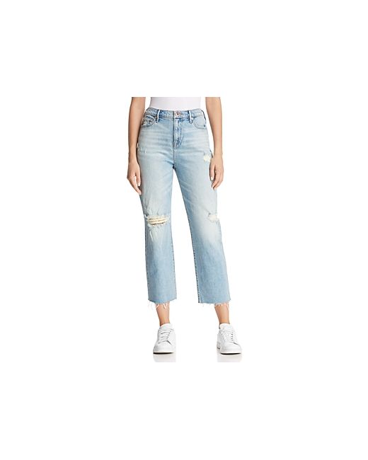 True Religion Starr High Rise Crop Straight Jeans in