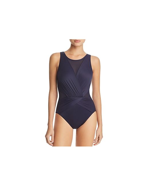 Miraclesuit Solid Palma Ruched One Piece Swimsuit