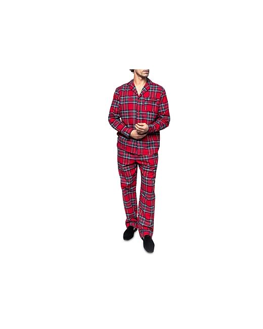 Petite Plume 2-Pc. Imperial Tartan Flannel Pajama Set