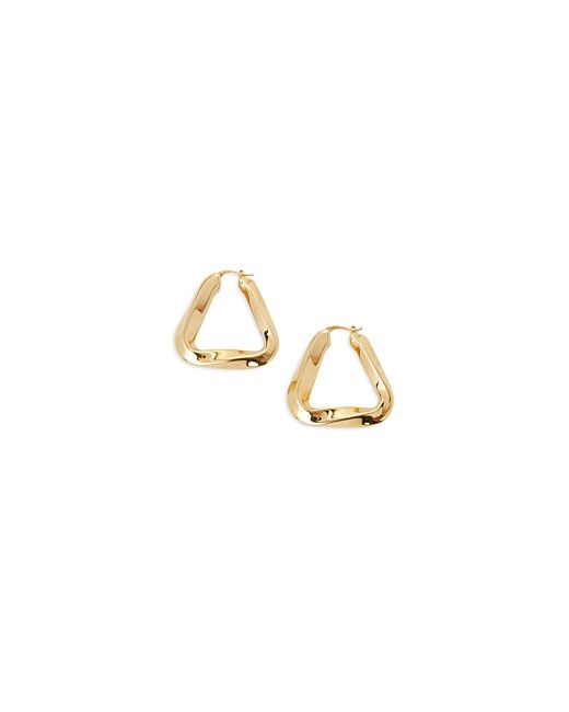 Bottega Veneta Triangle Hoop Earrings
