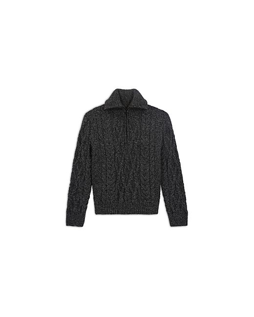The Kooples Roll Neck Cable Knit Sweater