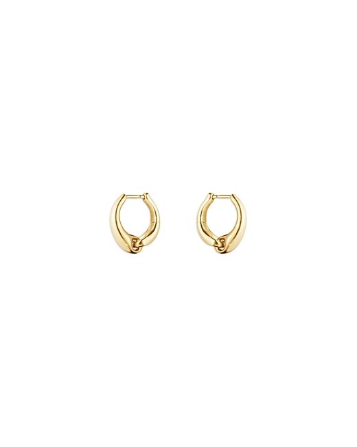 Georg Jensen 18K Gold Hoop Earrings