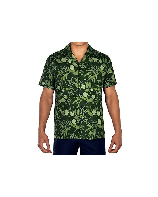 Prince & Bond Slim Fit Tropical Forest Print Shirt