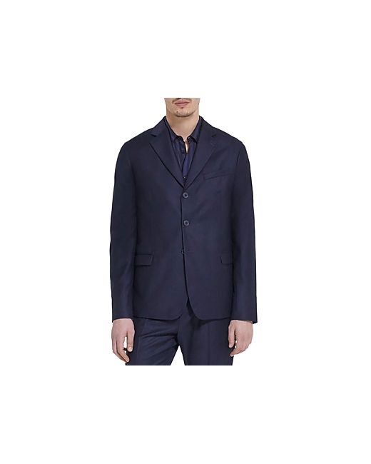 The Kooples Wooly Flannel Burgundy Suit Jacket
