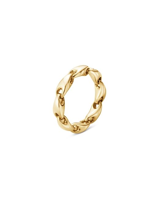 Georg Jensen 18K Gold Reflect Link Ring