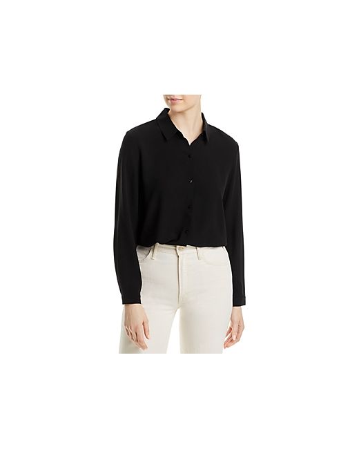 Eileen Fisher Silk Classic Collar Shirt