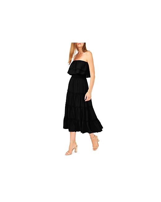 1.State Strapless Ruffle Tiered Dress