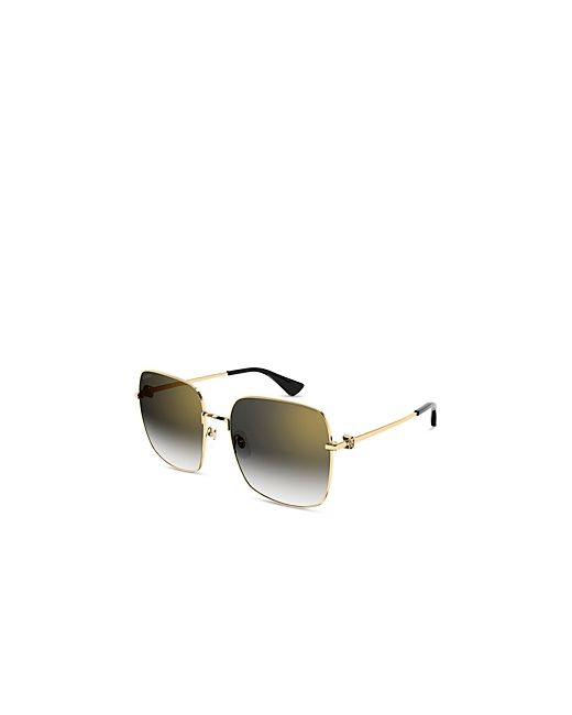 Cartier Kering Double C Squared Sunglasses 60mm