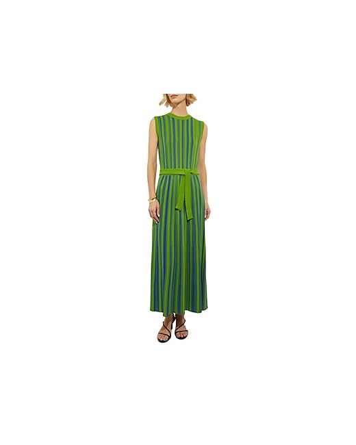 Misook Striped Textured Knit Dress