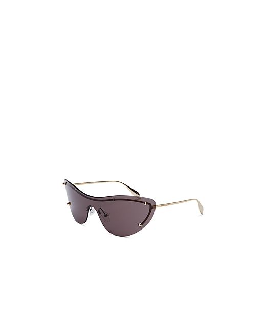 Alexander McQueen Studded Shield Sunglasses 99mm