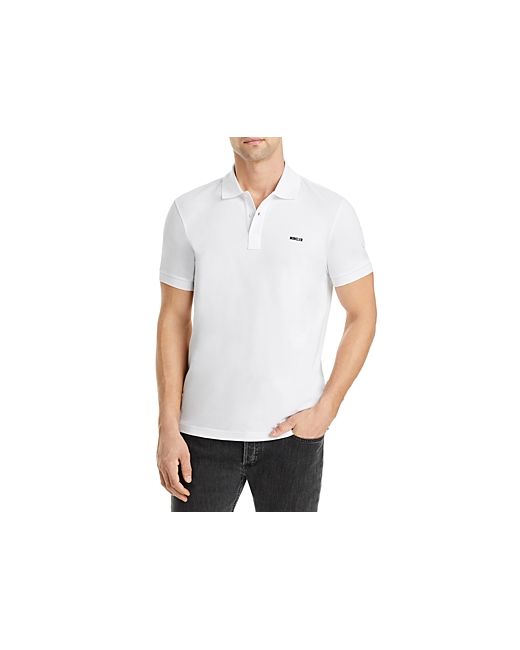Moncler Short Sleeve Button Placket Polo Shirt