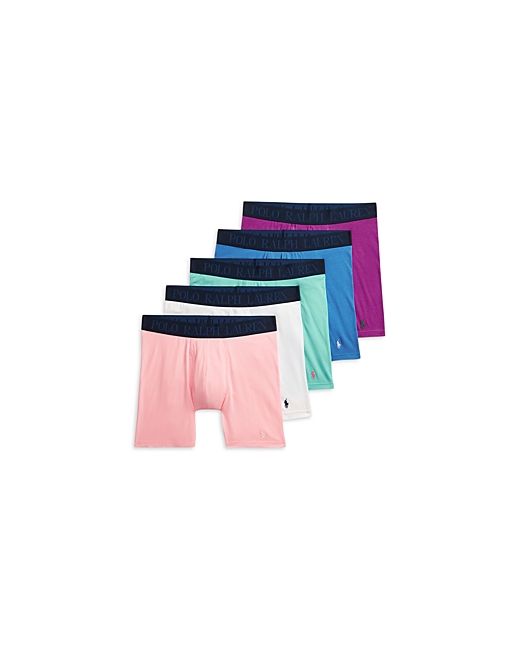 Polo Ralph Lauren Four Way Stretch Cooling Blocked Boxer Briefs Pack of 5