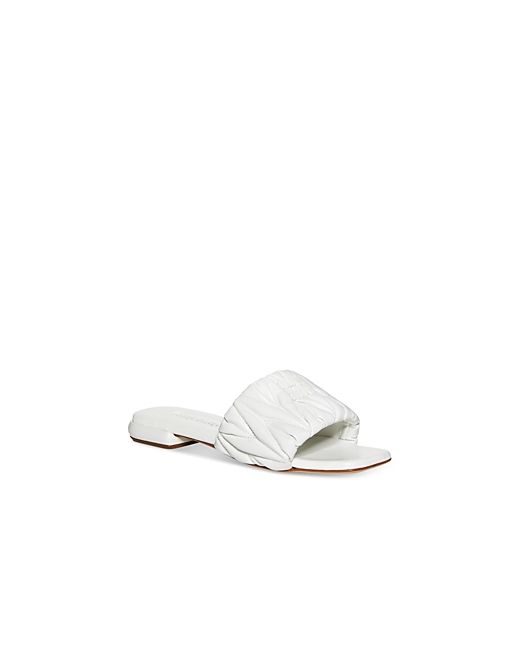 Miu Miu Slip On Dimensional Slide Sandals