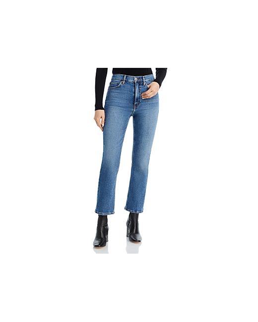 Re/Done 70s High Rise Ankle Bootcut Jeans in
