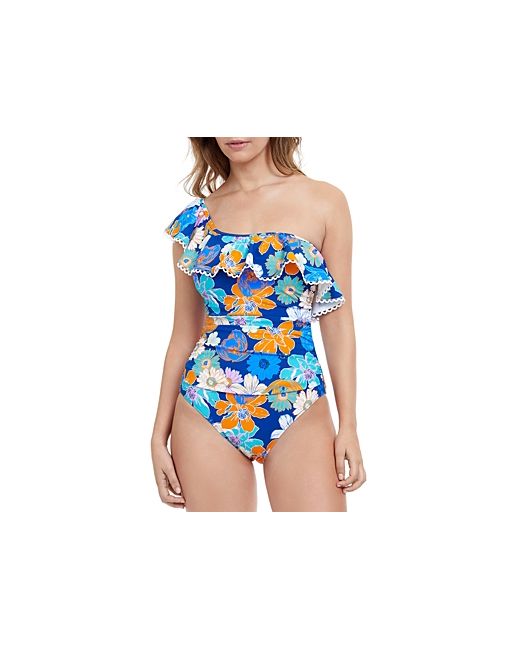 Profile by Gottex Ruffled One Shoulder Piece Swimsuit