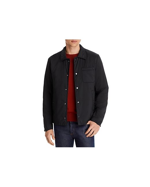Herno Woven Snap Front Jacket