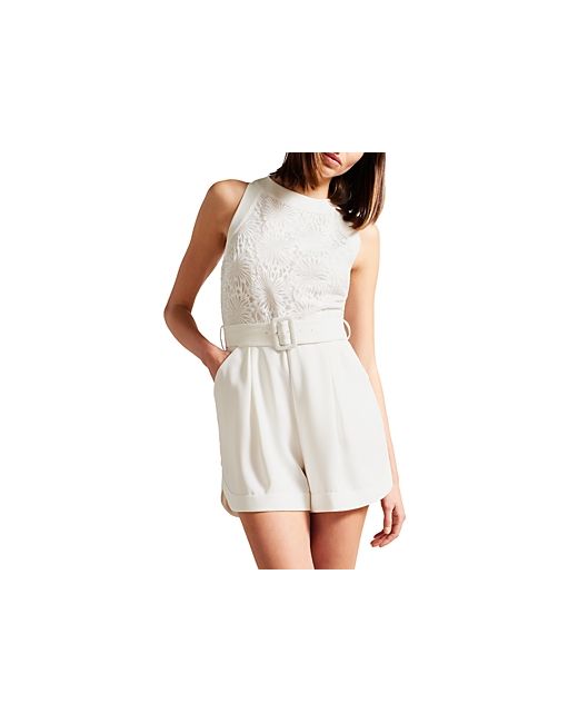 Ted Baker Finliee Sleeveless Belted Playsuit