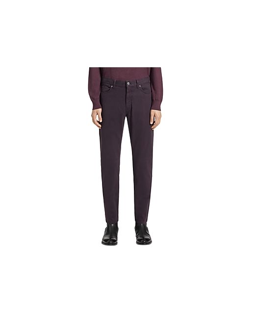Z Zegna City Garment Dyed Slim Fit Jeans in