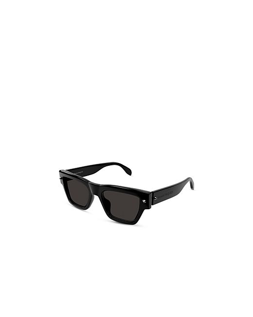 Alexander McQueen Spike Studs Rectangular Sunglasses 53mm