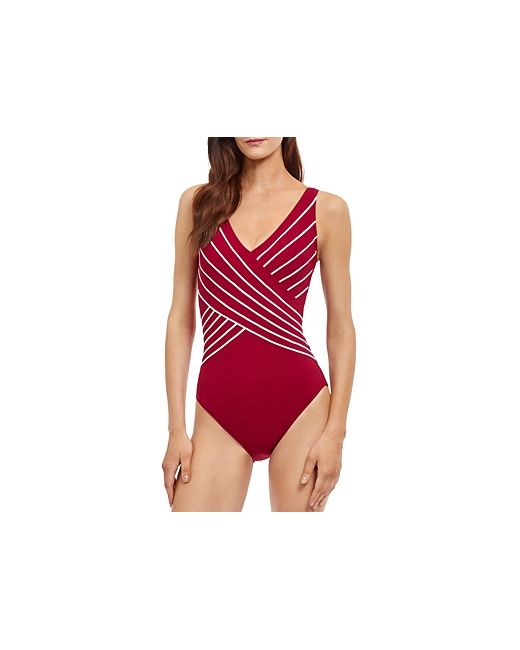 Gottex Embrace Crossover One Piece Swimsuit