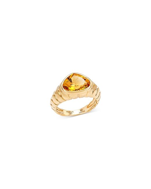 Marina B 18K Yellow GoldTimo Citrine Ring
