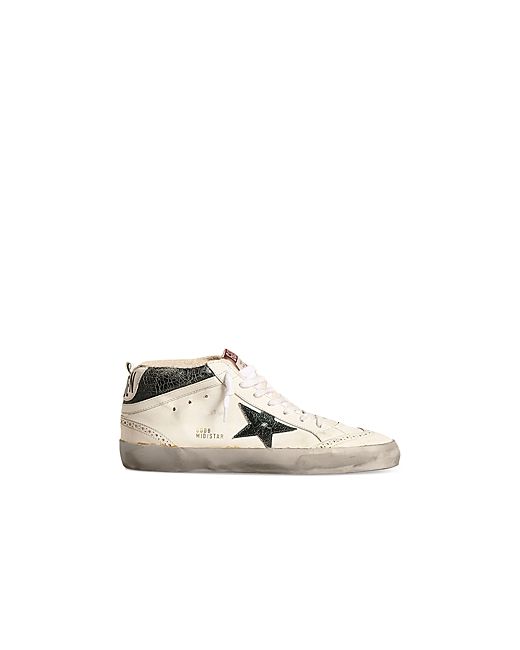 Golden Goose Mid Star Lace Up Wingtip Sneakers