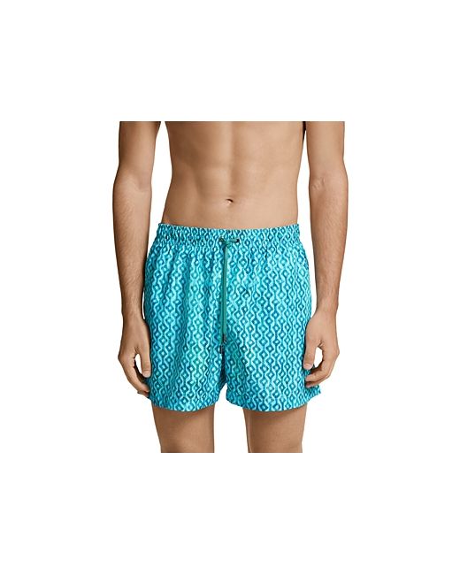 Z Zegna Technical Fabric Printed Swim Shorts